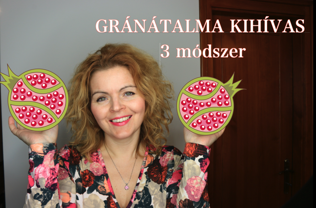 Gránátalma kihívás - 3 módszer